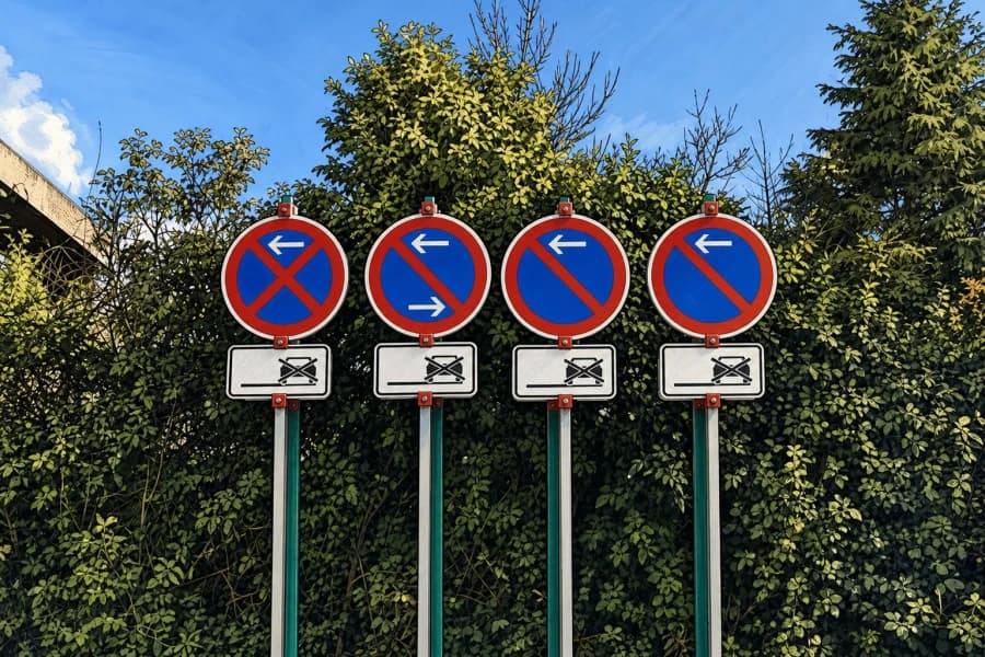 Halteverbotszonen