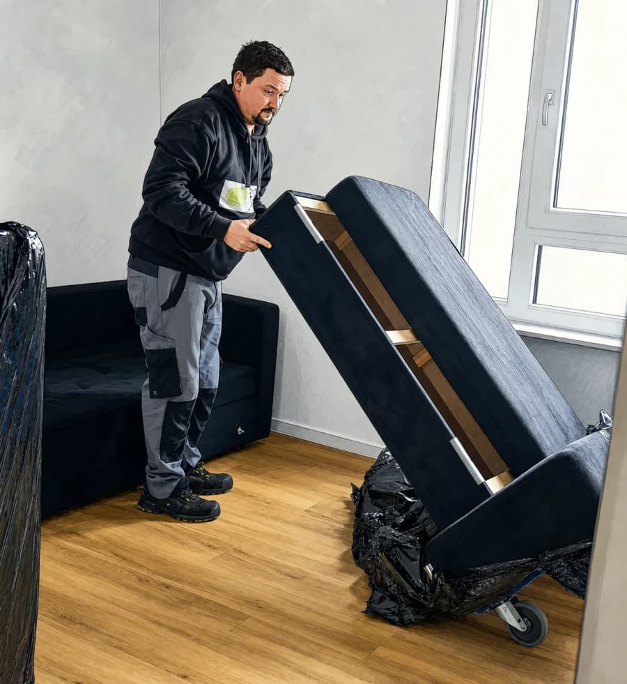 Abbau sämtlicher Möbel