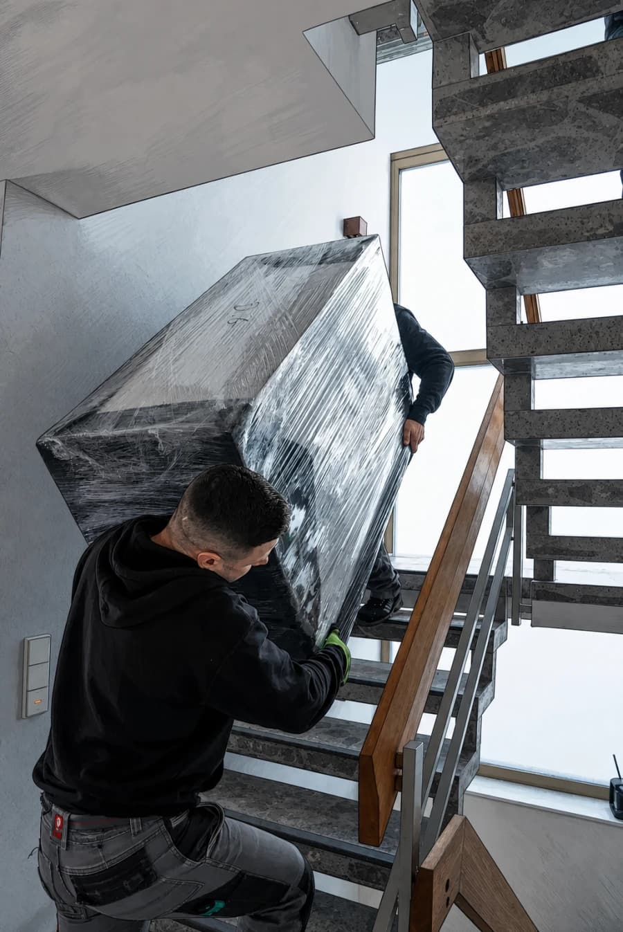 Transporte über Treppen / enge Zugänge
