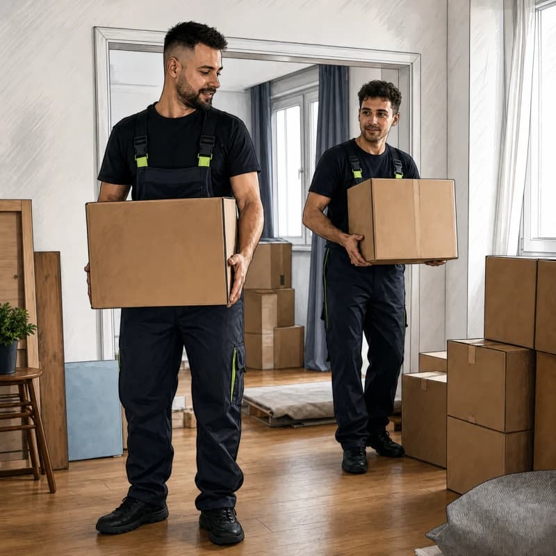 Umzugshelfer auf Stundenbasis